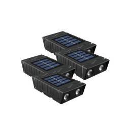 FOCO LED SOLAR EXTERIOR CON SENSOR X 4